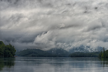 Image showing lake santeetlah in great smoky mountains