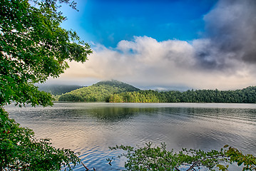 Image showing lake santeetlah in great smoky mountains