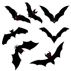 Image showing Flying Bats Set