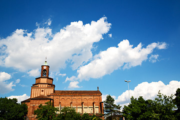 Image showing heritage  old architecture in italy europe milan religion       