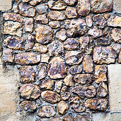 Image showing wall texture in london england and stone in the floor