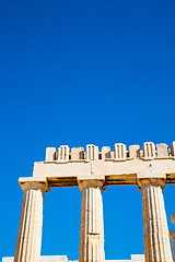 Image showing  athens in greece the old architecture  place parthenon
