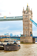 Image showing  in england old bridge and     sky