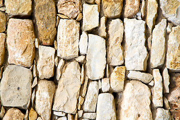 Image showing texture wall in africa   construction concrete