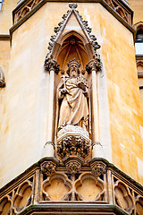 Image showing marble  statue in old  england