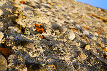 Image showing old  milan      in   wall  brick   the    abstract  background  