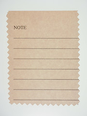 Image showing Brown paper sample