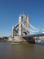 Image showing Tower Bridge in London