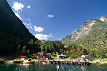 Image showing Mountain Fjord Farm