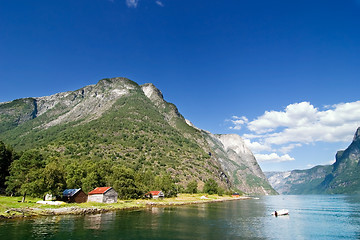 Image showing Mountain Fjord Farm