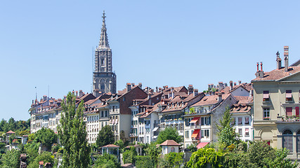 Image showing View on the enchanting old town of Bern, Switzerland