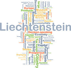 Image showing Liechtenstein background concept