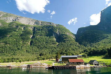 Image showing Mountain Fjord Farm