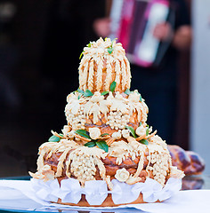 Image showing Traditional ukrainian wedding bread 