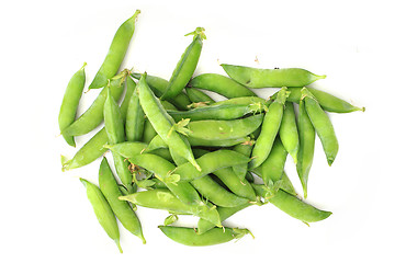 Image showing green pea isolated