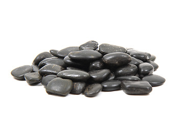 Image showing black stones isolated