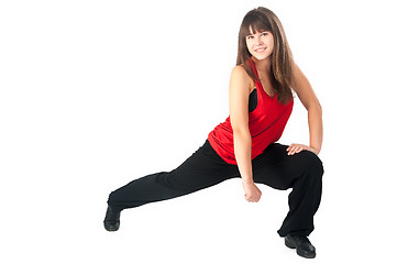 Image showing Pretty hip-hop dancer girl