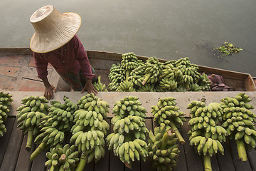 Image showing ASIA THAILAND SAMUT SONGKHRAM THA KHA FLOATING MARKET