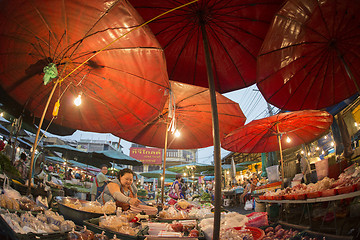 Image showing ASIA THAILAND BANGKOK NOTHABURI MORNING MARKET