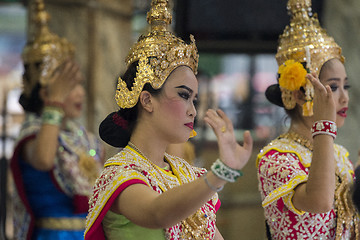 Image showing ASIA THAILAND BANGKOK ERAWAN SHRINE DANCE