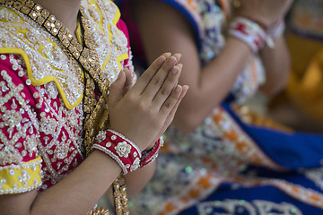 Image showing ASIA THAILAND BANGKOK ERAWAN SHRINE DANCE