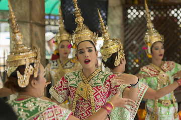 Image showing ASIA THAILAND BANGKOK ERAWAN SHRINE DANCE