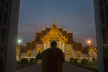 Image showing ASIA THAILAND BANGKOK WAT BENCHAMABOPHIT