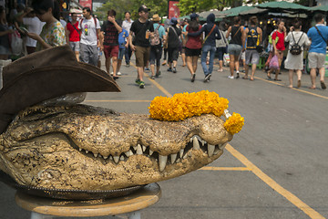 Image showing ASIA THAILAND BANGKOK CHATUCHAK MARKET LEATHER SHOP