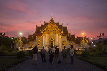 Image showing ASIA THAILAND BANGKOK WAT BENCHAMABOPHIT