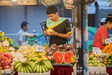 Image showing ASIA THAILAND BANGKOK NOTHABURI MORNING MARKET