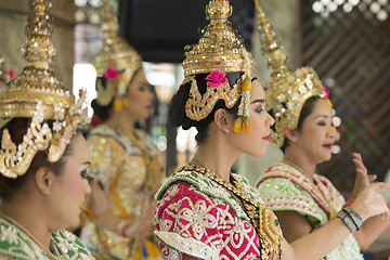 Image showing ASIA THAILAND BANGKOK ERAWAN SHRINE DANCE