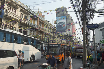 Image showing ASIA THAILAND BANGKOK RIVERSIDE CITY LIFE BUS