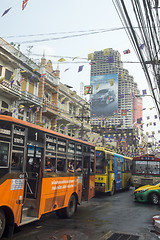 Image showing ASIA THAILAND BANGKOK RIVERSIDE CITY LIFE BUS