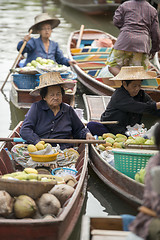 Image showing ASIA THAILAND SAMUT SONGKHRAM THA KHA FLOATING MARKET