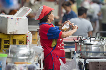 Image showing ASIA THAILAND BANGKOK NOTHABURI MORNING MARKET