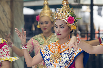 Image showing ASIA THAILAND BANGKOK ERAWAN SHRINE DANCE