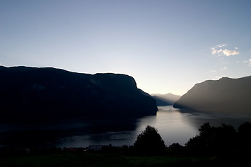 Image showing Evening Fjord View