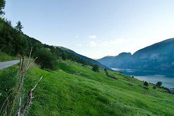 Image showing Evening Fjord View