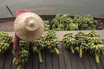 Image showing ASIA THAILAND SAMUT SONGKHRAM THA KHA FLOATING MARKET