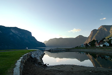 Image showing Evening Fjord