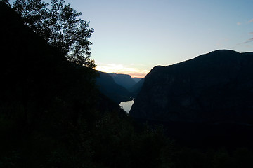 Image showing Evening Fjord View