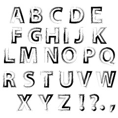 Image showing Sketch Alphabet 