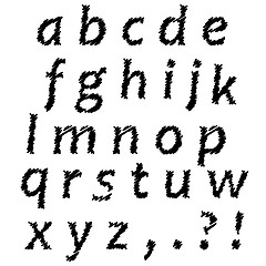 Image showing Sketch Alphabet 