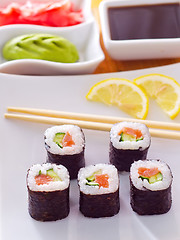 Image showing sushi