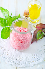 Image showing pink salt