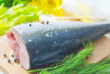 Image showing raw tuna