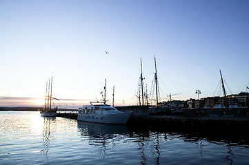 Image showing Dock at Dusk