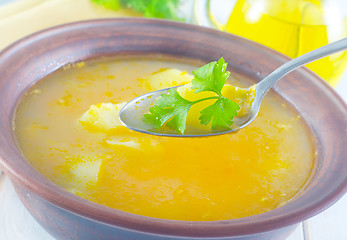 Image showing Fresh soup