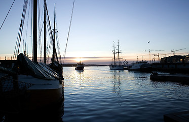 Image showing Dock at Dusk