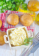 Image showing mashed potato